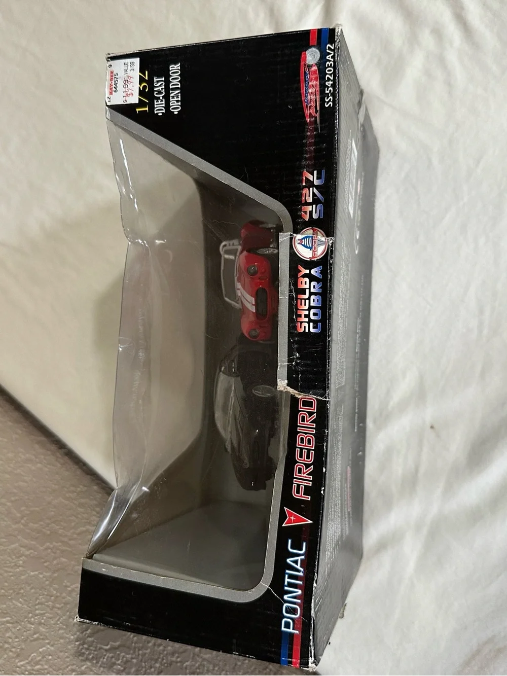1:32 Scale Pontiac Firebird and Shelby Cobra 427 S/C Models